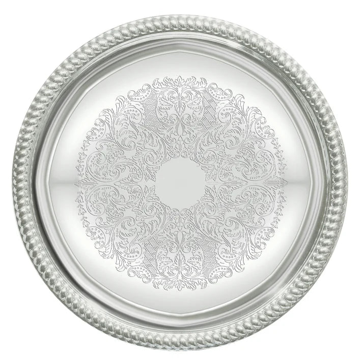 ROUND TRAY-S/S : 14"