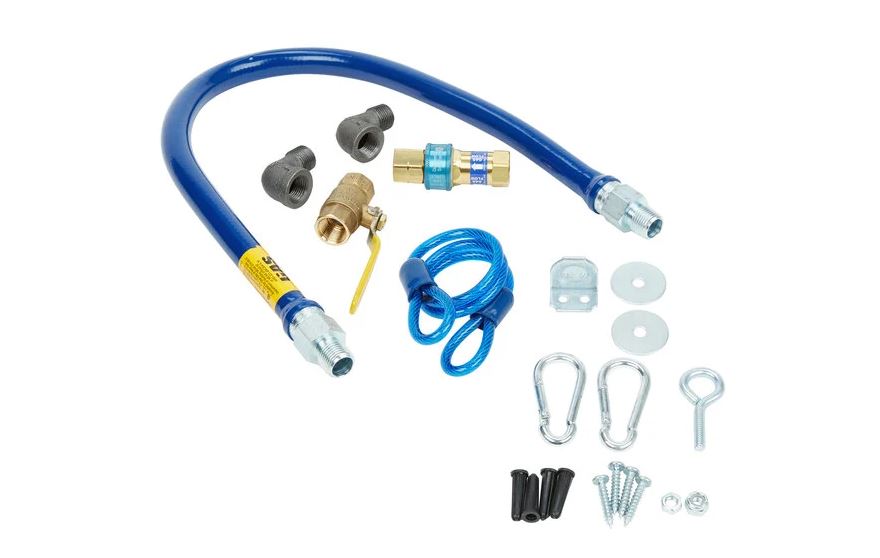 1/2" Diameter Dormont 1650KIT36 Deluxe SnapFast® 36" Gas Connector Kit