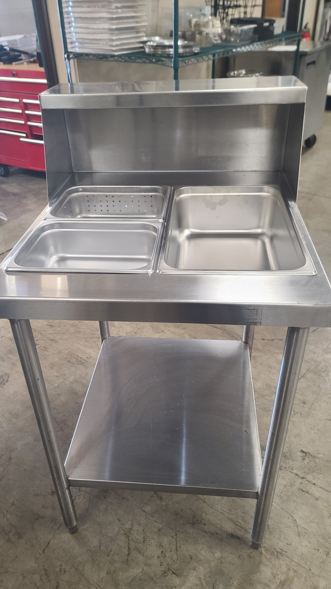 Stainless Steel Dry Toppings Table (Used)