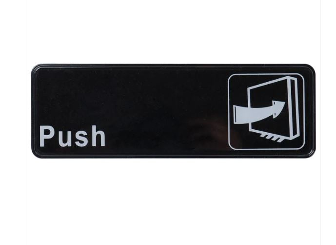 INFORMATION SIGN-PUSH : 3X9