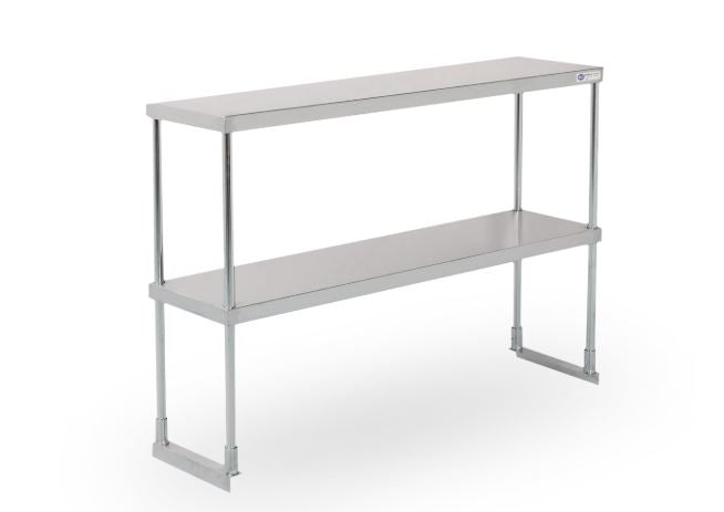 Steel Works Stainless Steel Double Over Shelf 12×60
