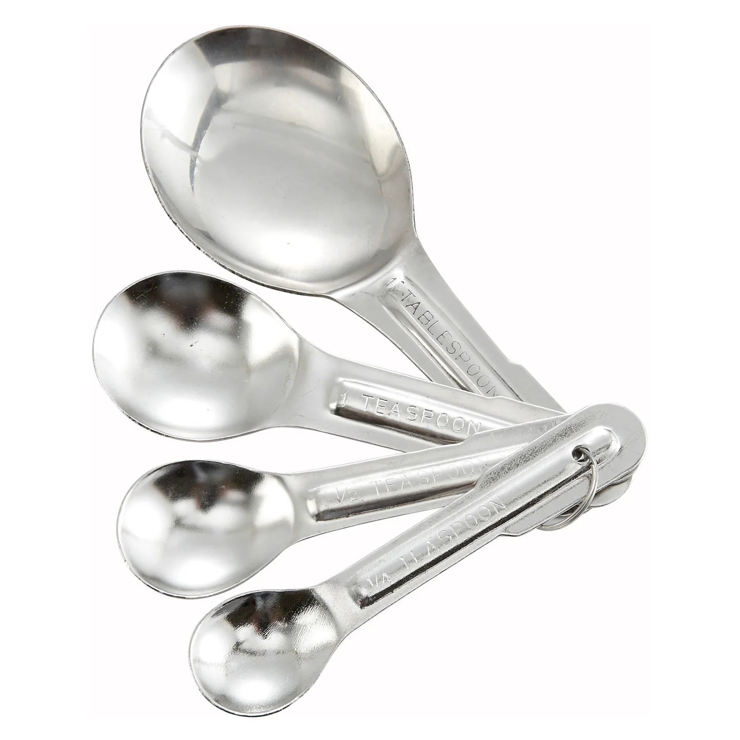 MEASURING SPOONS-S/S : 4 PIECES