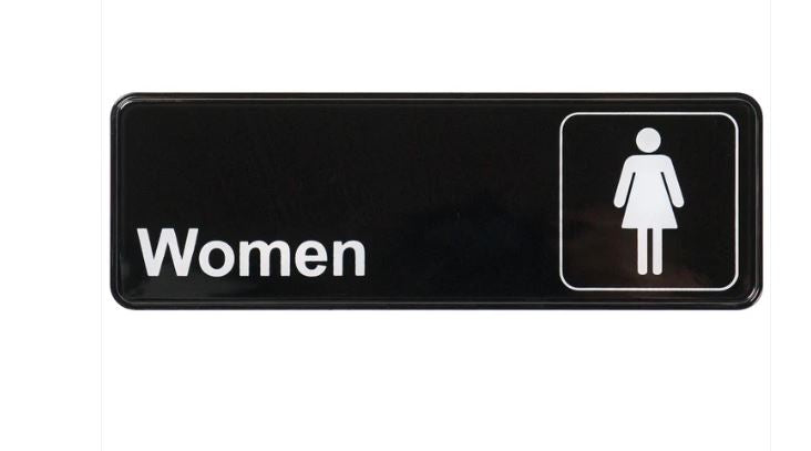 Information Sign -WOMEN : 3X9