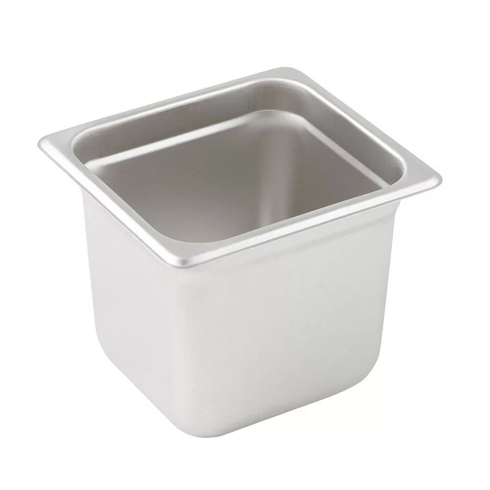 Steam Table Pan, 1/6 size x 6"-1/6 x 6"