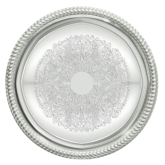 ROUND TRAY-S/S : 14"