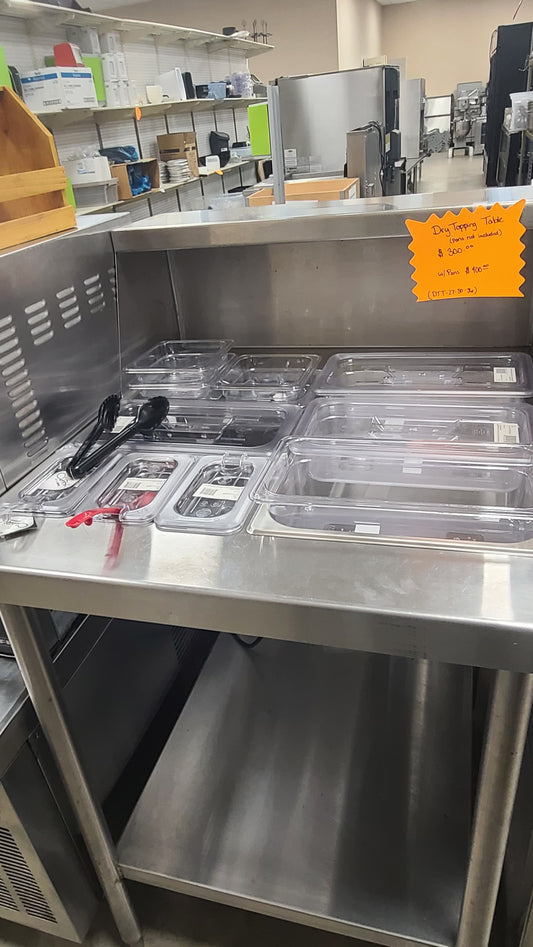 Dry Topping Table