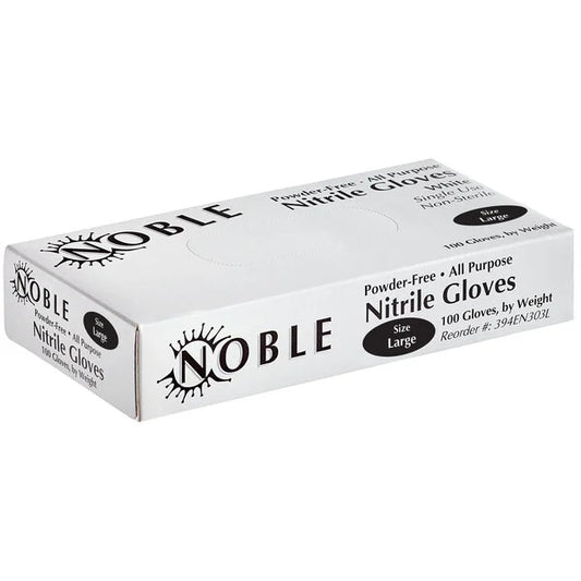 Noble Products Nitrile 3 Mil Thick All Purpose Powder-Free Textured Gloves