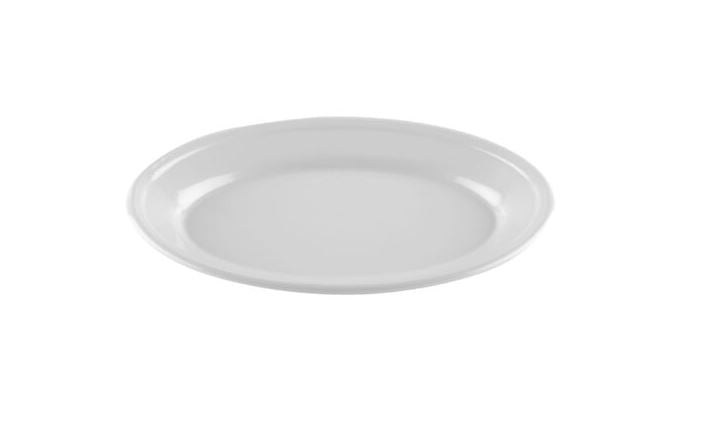 White 9.25″ x 6.25″ Oval Platter (24/case)