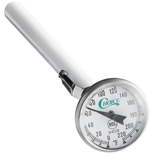 Choice 5" Pocket Probe Dial Thermometer 0 - 220 Degrees Fahrenheit