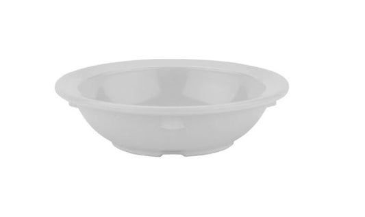 3.5 oz. White Rimmed Bowl, 1″ Deep