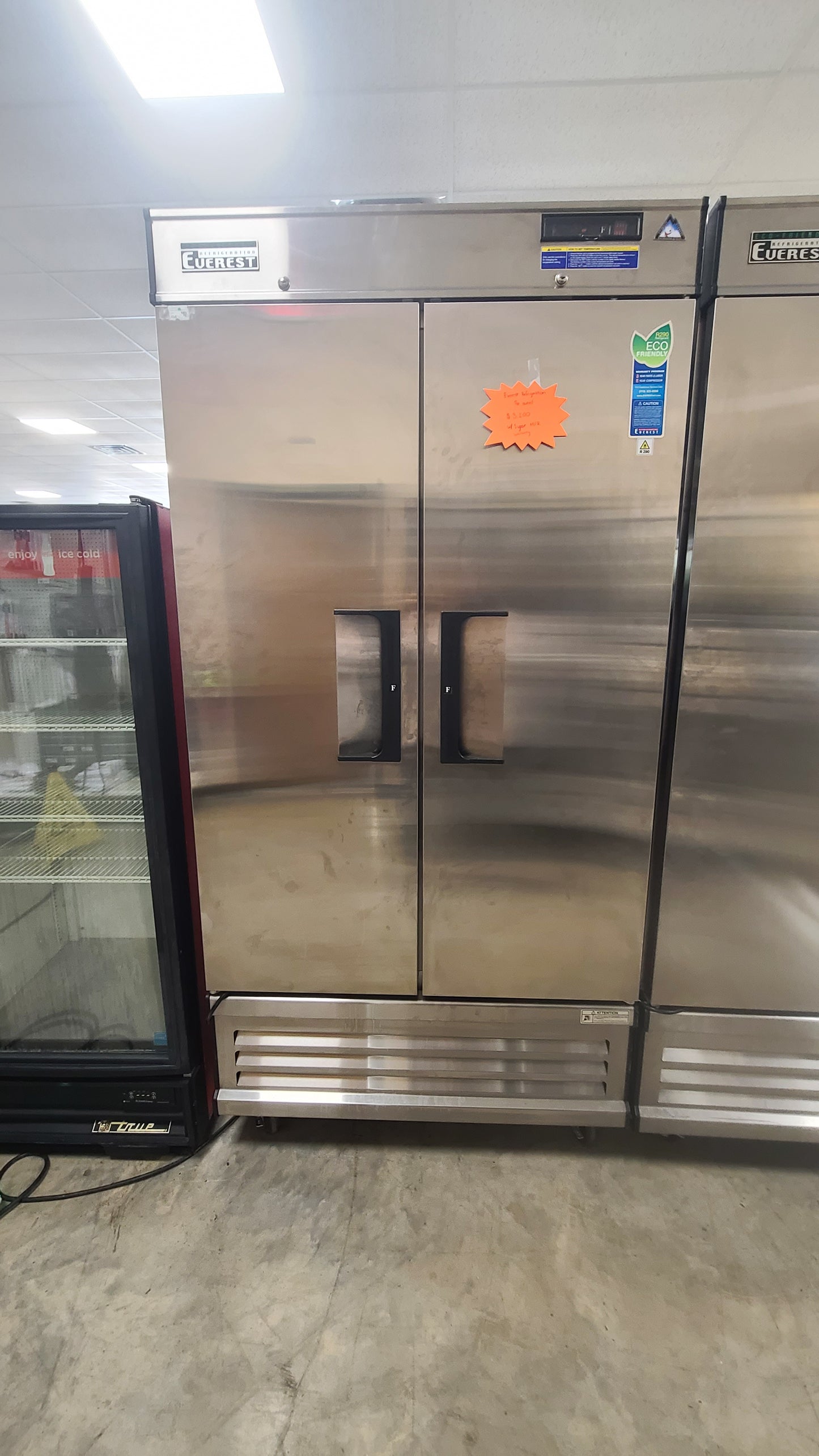EBNF2 - 2 door freezer,  Pre Owned