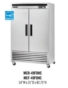 Maxx Cold MCF-49FDHC - Two Section, Reach In Freezer
