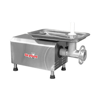 Skyfood PSE-12 Bench Style Meat Grinder w/ 400 lb Hour, 2 Chopping Plates, 1 1/2 HP, 110 V