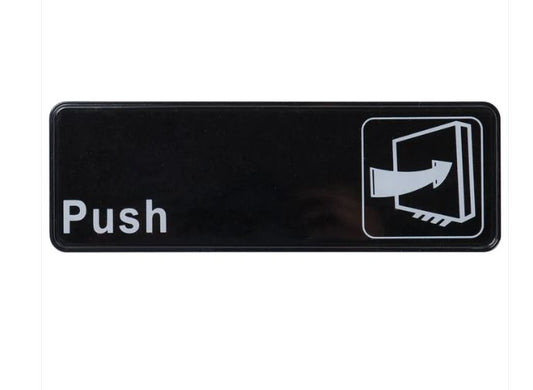 INFORMATION SIGN-PUSH : 3X9