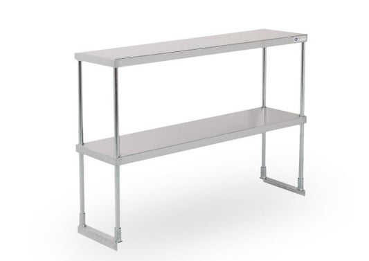 Steel Works Stainless Steel Double Over Shelf 12×60