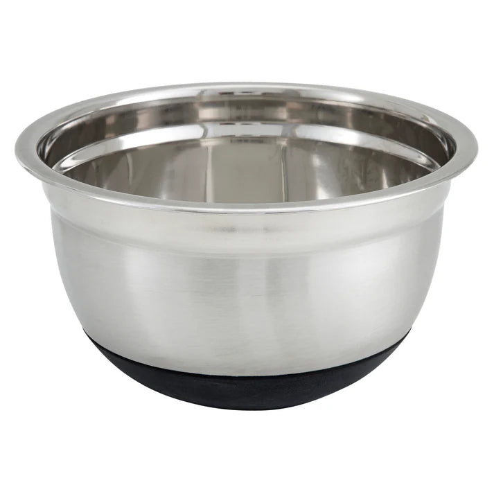 Mixing Bowl, Silicone Base, Stainless Steel - 5 Quart