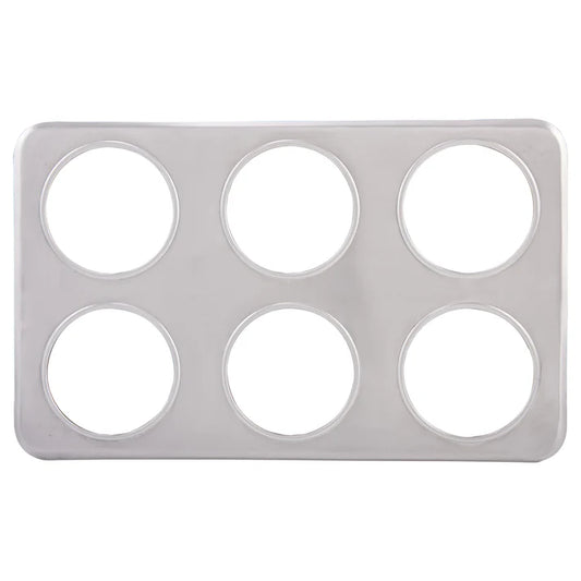 ADAPTOR PLATE, STAINLESS STEEL,,-4-3/4 : 2-1/2QT