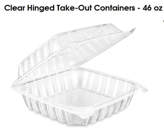 Clear Plastic Hinged To-to Container ( C90PST1 )