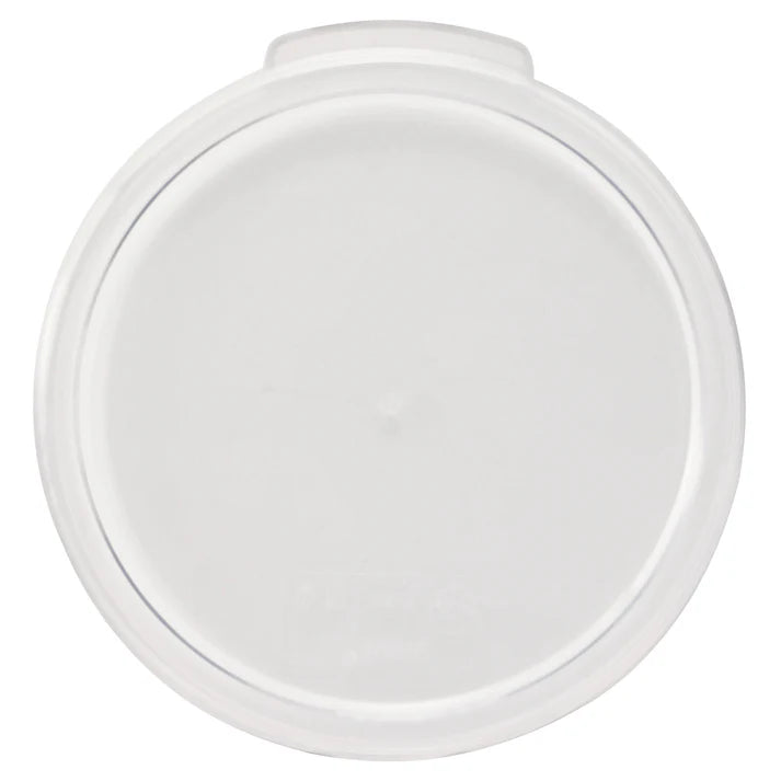 Round Storage Container Cover, Clear Polycarbonate - 2 | 4 Quart