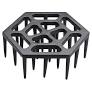 PIZZA HEAT SINK-BLACK : 6 3/4"