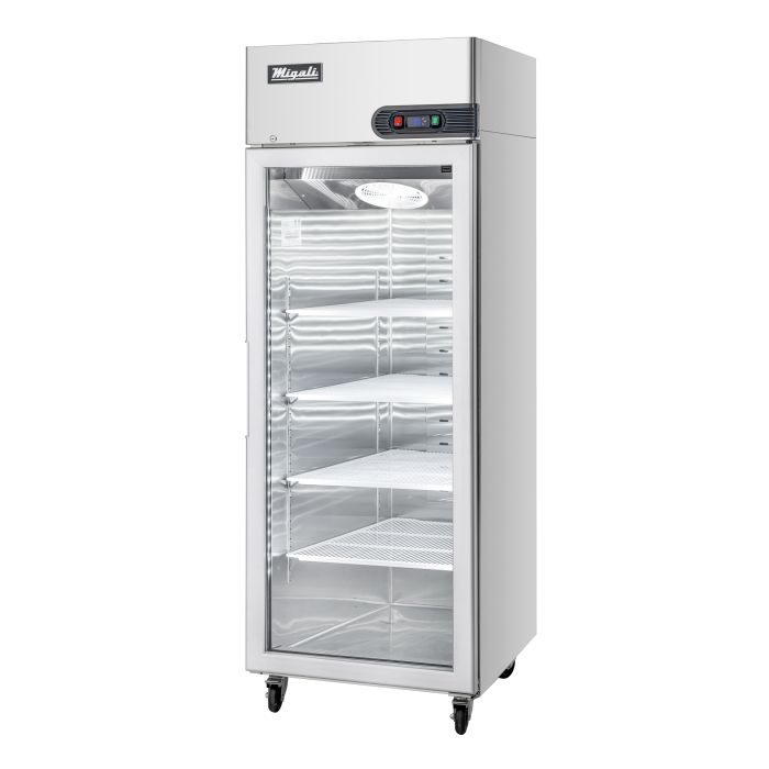 Migali C-1RG-HC  1 Door Glass Reach-In Refrigerator