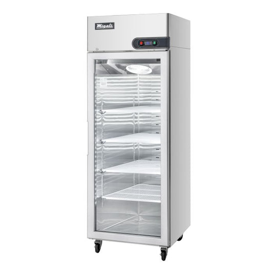 Migali C-1RG-HC  1 Door Glass Reach-In Refrigerator