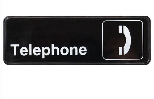 Information Sign Telephone 3X9
